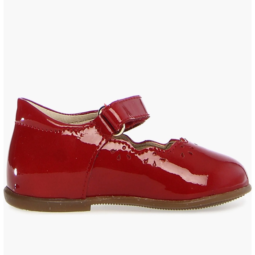 NWT NATURINO OLYA Leather ballet flats in Red - Picture 3 of 14